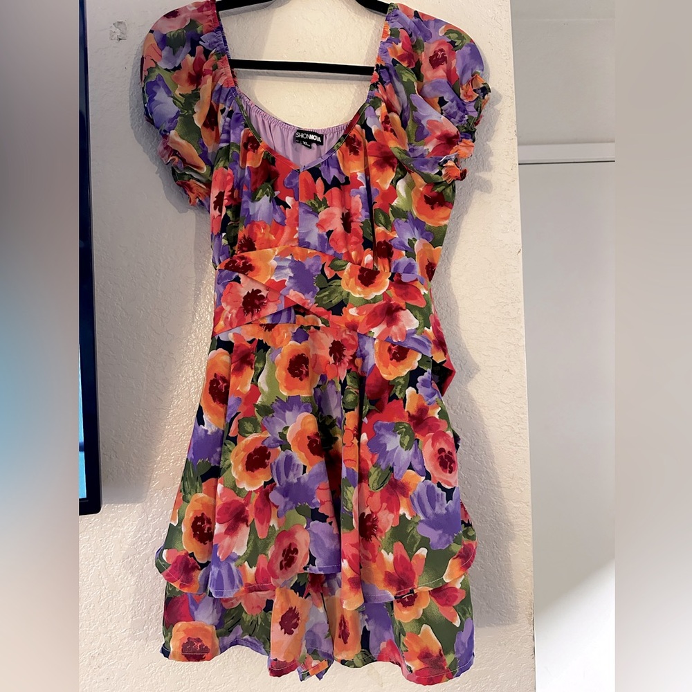 Fashion nova purple/combo sz XL